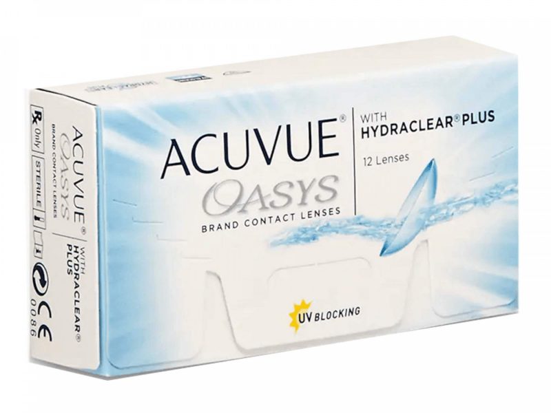 Acuvue Oasys With Hydraclear Plus (12 lentilles)