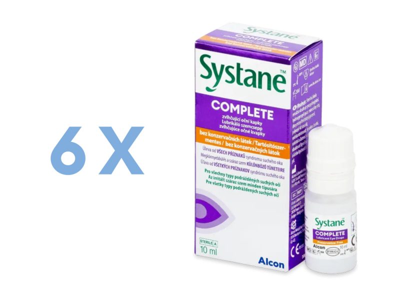 Systane Complete sans conservateur (6 x 10 ml)